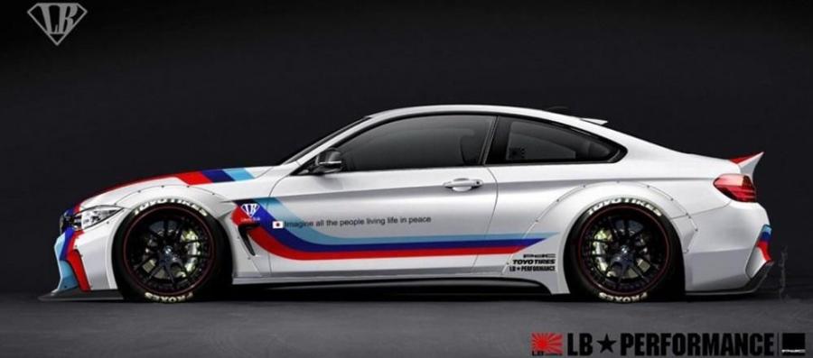  BMW 4-Series Coupe by Liberty Walk 2014 года  (фото 3 из 9)